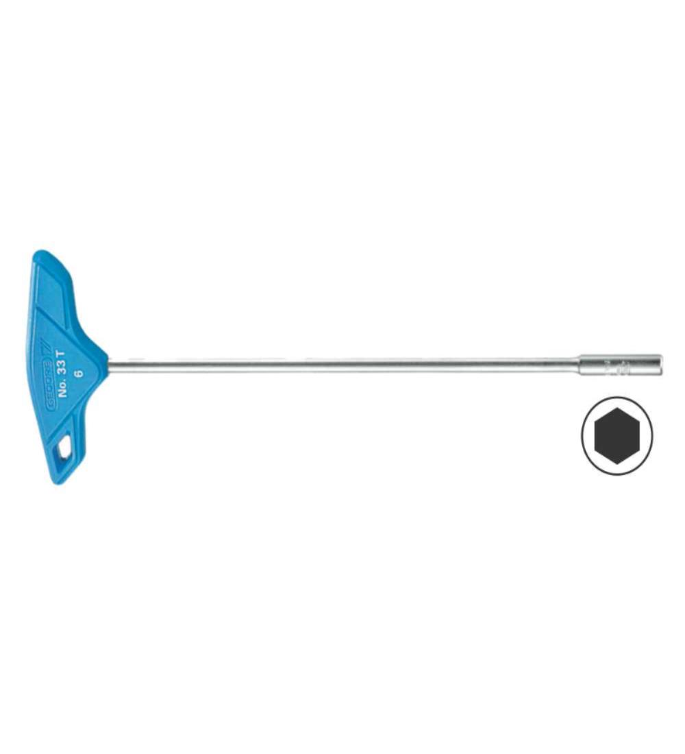 DESTORNILLADOR TUBO MANGO T GEDORE 13mm